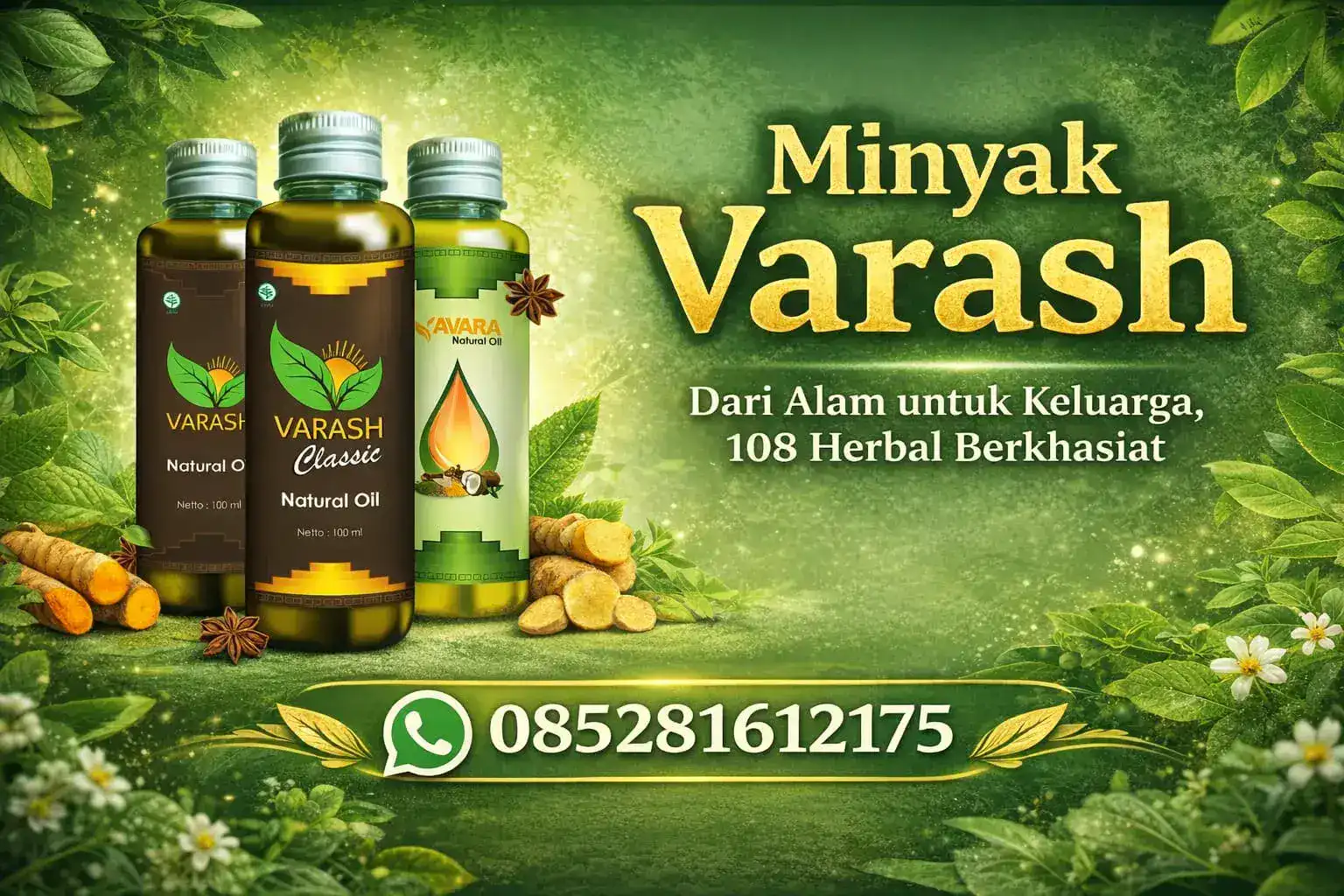 Minyak Varash Herbal Banner