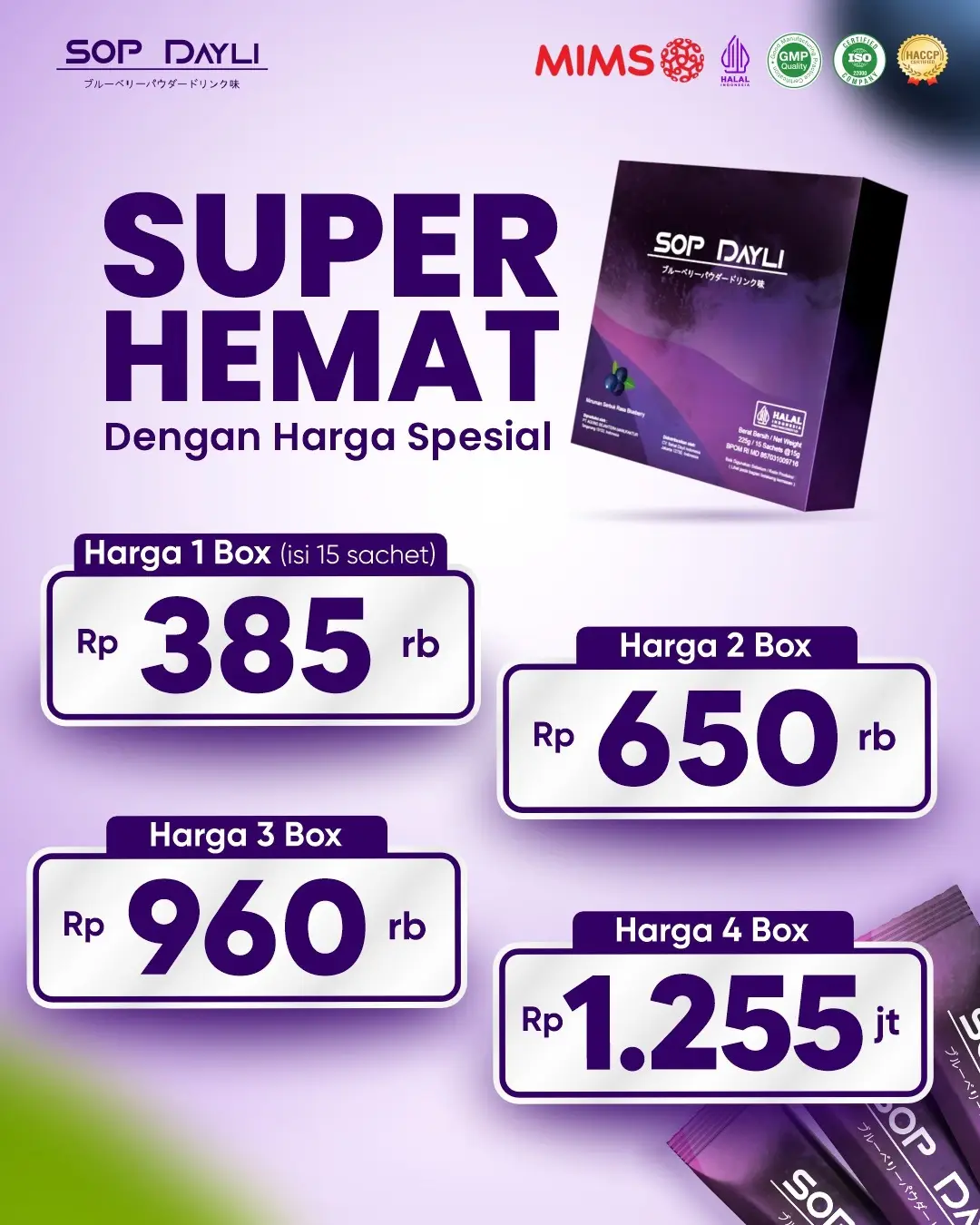 Harga Resmi SOP Dayli