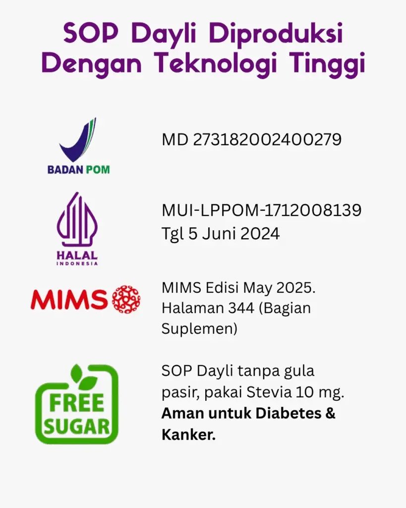 Sertifikasi Resmi SOP Dayli